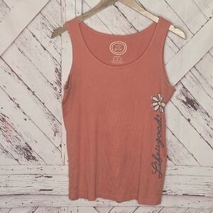 🦄Life Is Good Ribbed Tank Top